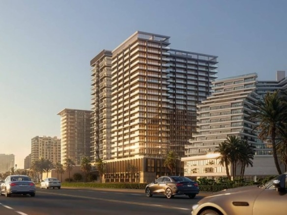 Binghatti Starlight residential building exterior in JVC Dubai