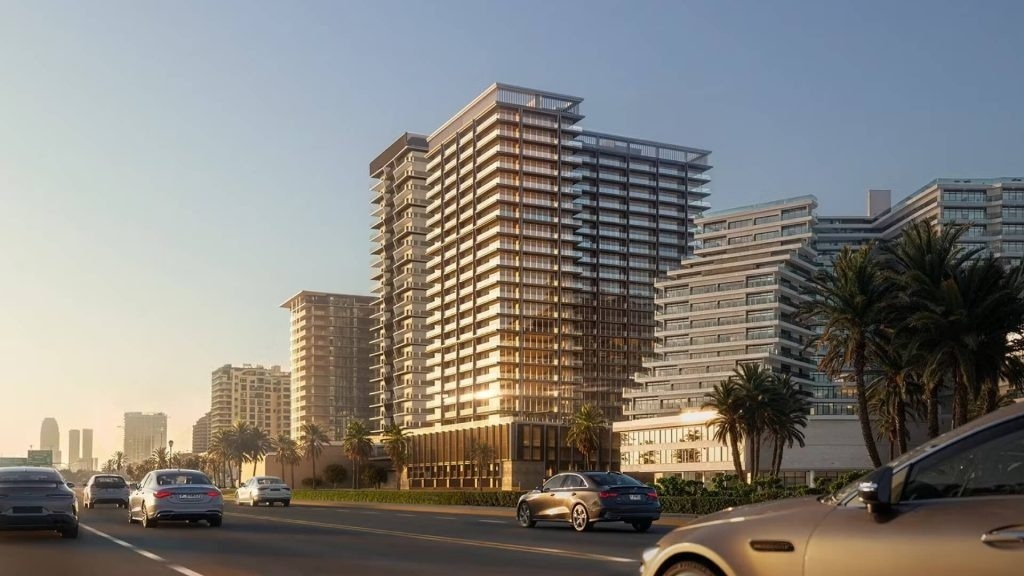 Binghatti Starlight residential building exterior in JVC Dubai