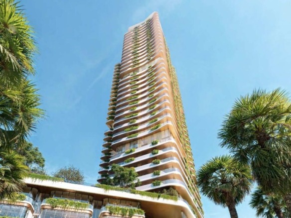 the-mural dubai waterfront apartment building skyline view