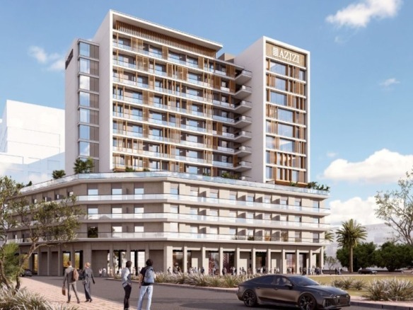 Azizi Lina Dubai exterior building view
