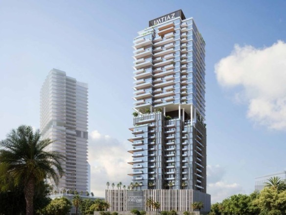 Cove Boulevard luxury apartment interior living room