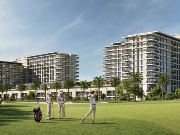 Golf Hills 2 3 BHK apartment living room Dubai