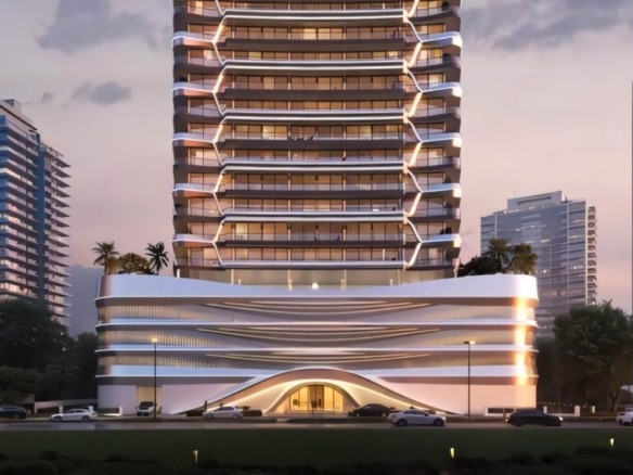 Hadley Heights 2 exterior view – Dubai Sports City residential tower