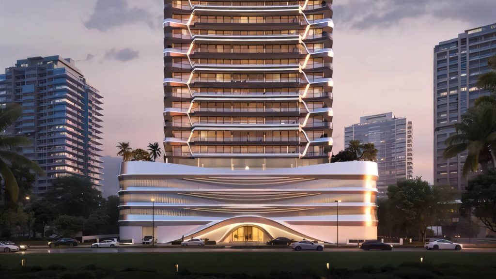 Hadley Heights 2 exterior view – Dubai Sports City residential tower