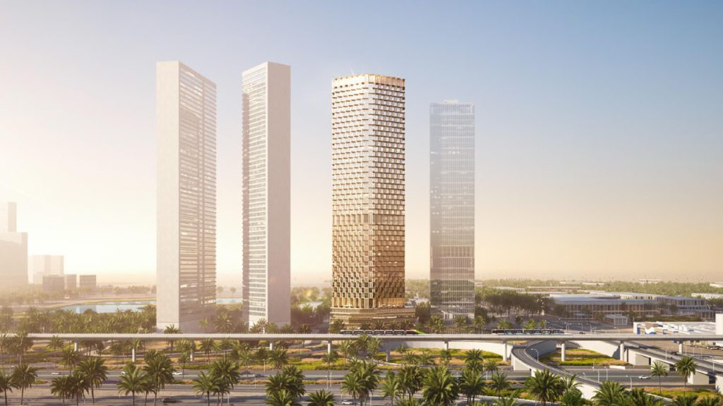 One B Tower Dubai skyline view – Sheikh Zayed Road luxury apartments