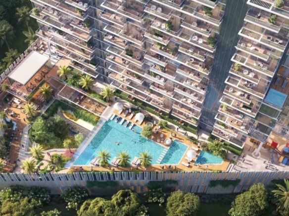 Wynwood Horizon Dubai exterior view sunset