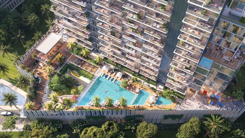 Wynwood Horizon Dubai exterior view sunset