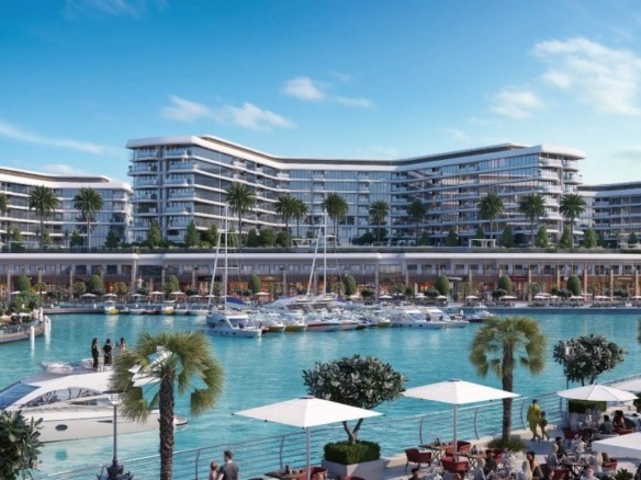Yachtside Marina Residences waterfront apartments with marina view on Sobha Siniya Island