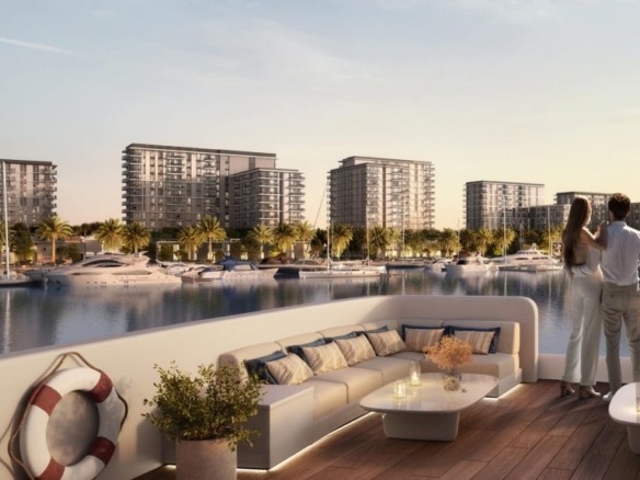 Baystar by Vida Dubai waterfront towers and marina view