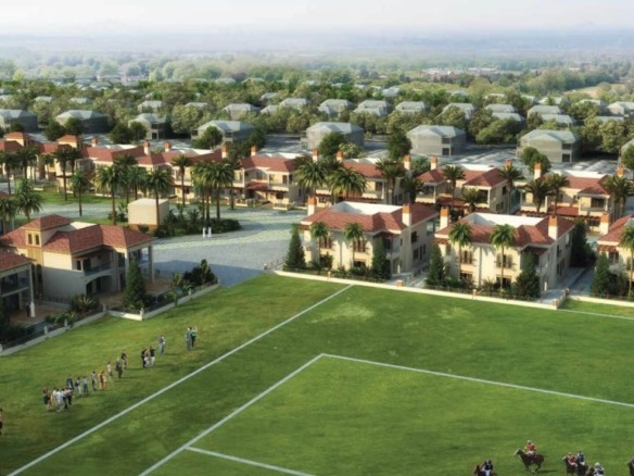 Al Habtoor Polo Resort & Club luxury villas and polo fields in Dubailand