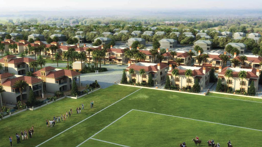 Al Habtoor Polo Resort & Club luxury villas and polo fields in Dubailand