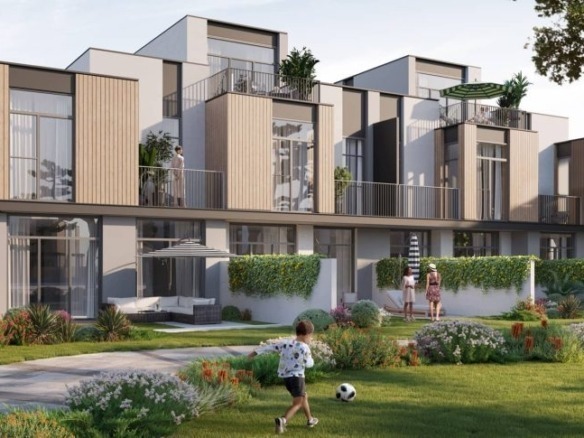 Mudon Al Ranim Phase 4 townhouse exterior view