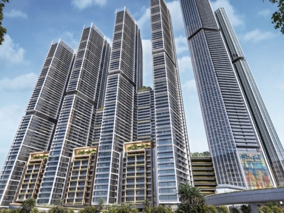 Swimming pool at The Serene Sobha Central Dubai