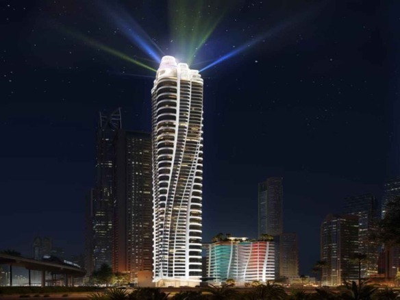 Volta by DAMAC Downtown Dubai residential tower exterior