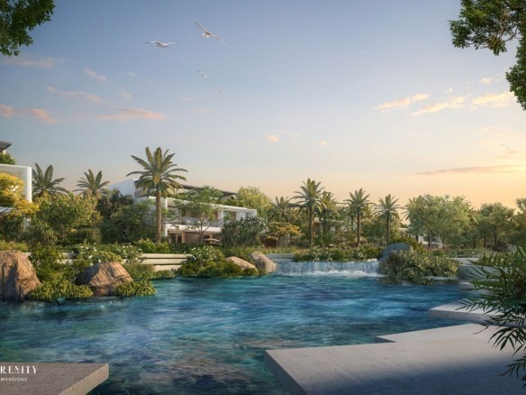 Serenity Mansions Tilal Al Ghaf ultra luxury villa exterior