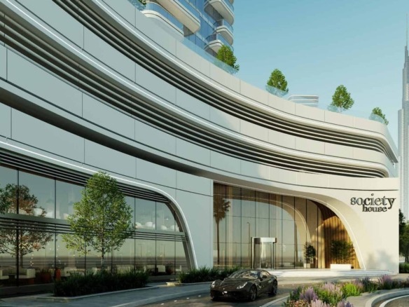 Society House Downtown Dubai luxury tower exterior