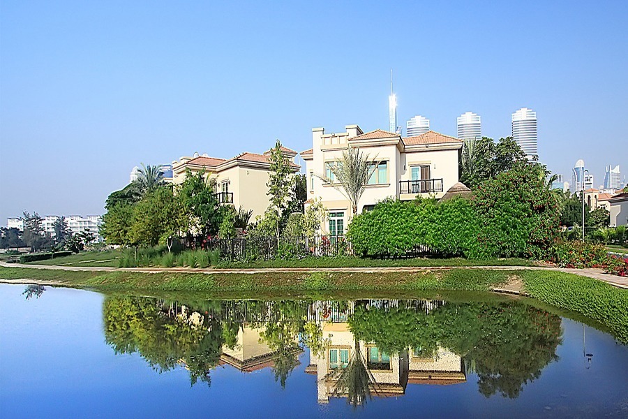 1 Regional Small villa community exterior in Dubai