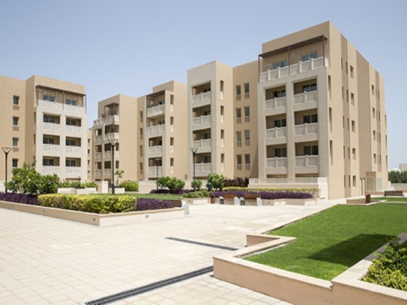 Waterfront residential development with water views Dubai