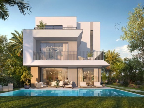 Golf Lane luxury villas exterior Dubai