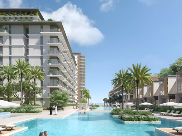 Pier Point 2 waterfront apartments at Rashid Yachts & Marina