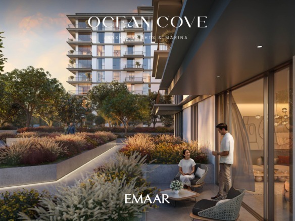 Ocean Cove luxury waterfront apartments exterior Dubai