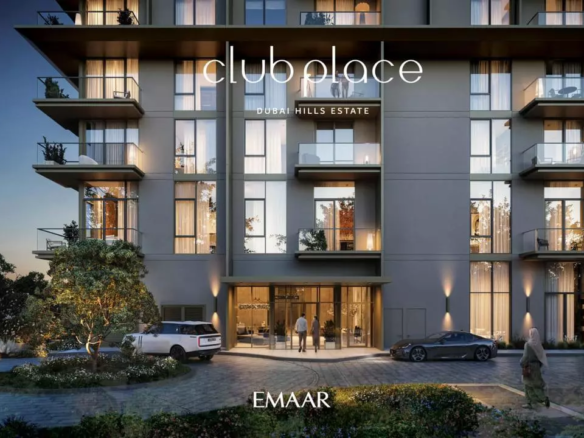 Club Place Dubai Hills Estate residential building exterior