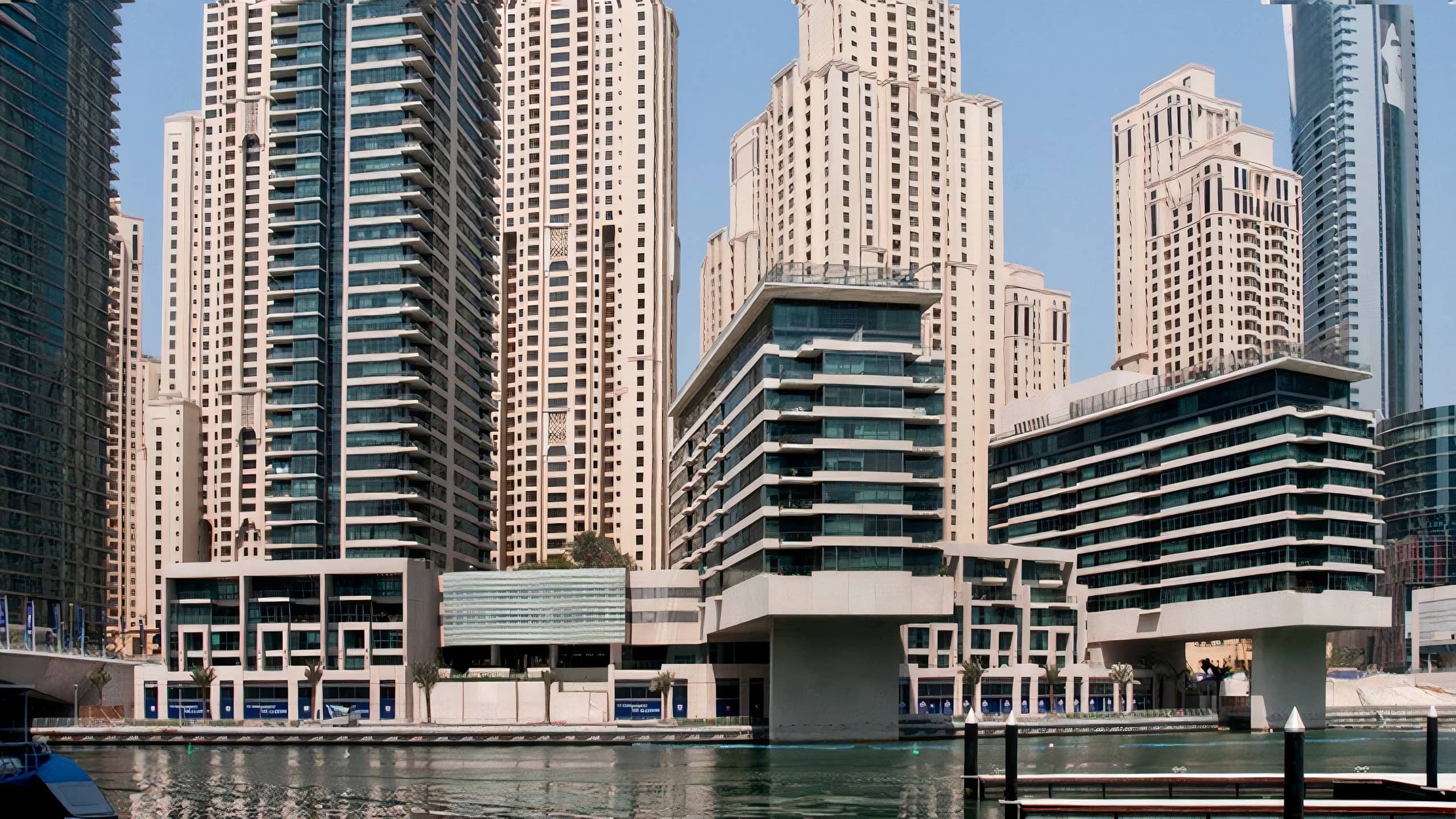 Marina Quays Dubai Marina waterfront residential towers