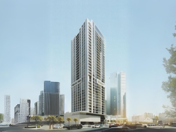 West Bay Tower Business Bay Dubai residential tower exterior