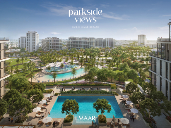 Parkside Views residential buildings exterior Dubai