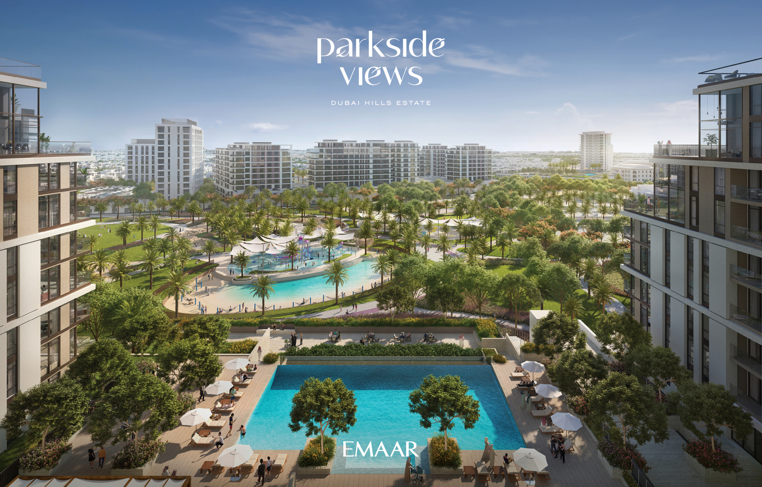 Parkside Views residential buildings exterior Dubai