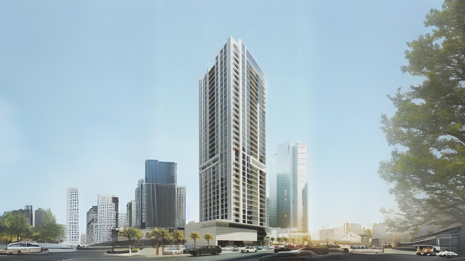 West Bay Tower Business Bay Dubai residential tower exterior