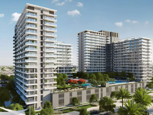 Club Drive Apartments luxury residential tower exterior Dubai