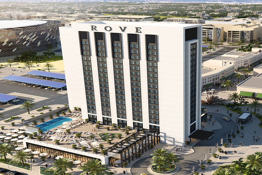 Rove City Walk Dubai luxury hotel by Emaar Properties