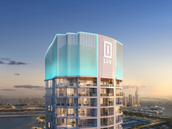 Liv Lux Dubai Marina luxury residential tower exterior