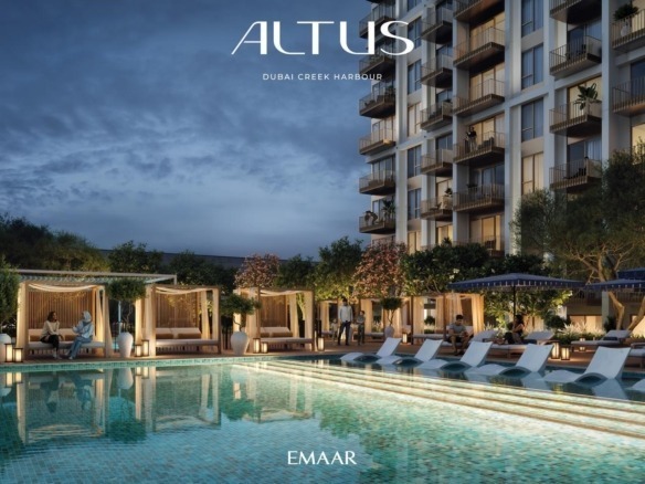 Altus Towers Dubai Creek Harbour Exterior View