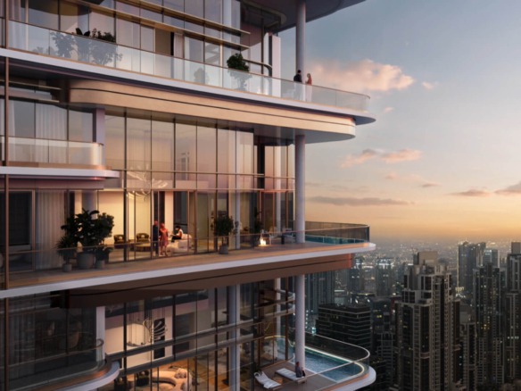 Address Grand Downtown Dubai luxury apartments exterior view
