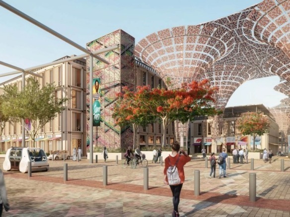 Exterior view of Al Waha Residences, Expo City Dubai