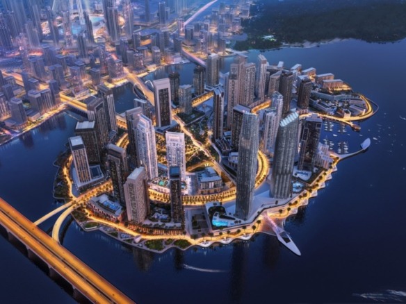 Altan Tower Dubai Creek Harbour luxury exterior