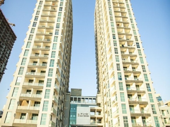 DEC Business Tower commercial building exterior Dubai