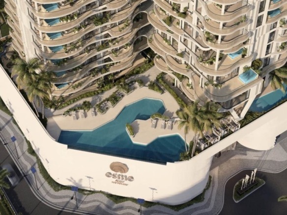 Esme Beach Residences Dubai Islands - sea-facing luxury apartment tower with modern architecture