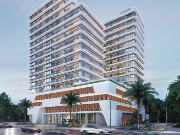 Affini Tribute Portfolio Residences Dubai – exterior rendering