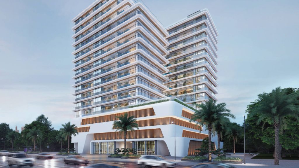 Affini Tribute Portfolio Residences Dubai – exterior rendering