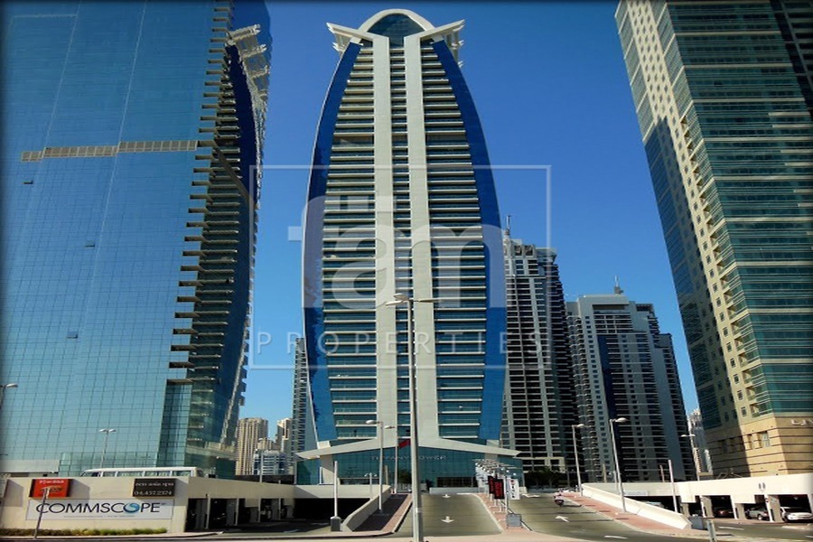 Tiffany Tower commercial building in Jumeirah Lake Towers Dubai