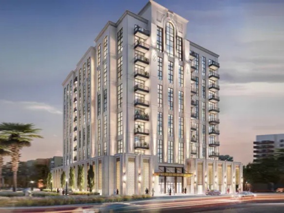 Heritage Large residential apartment building Dubai