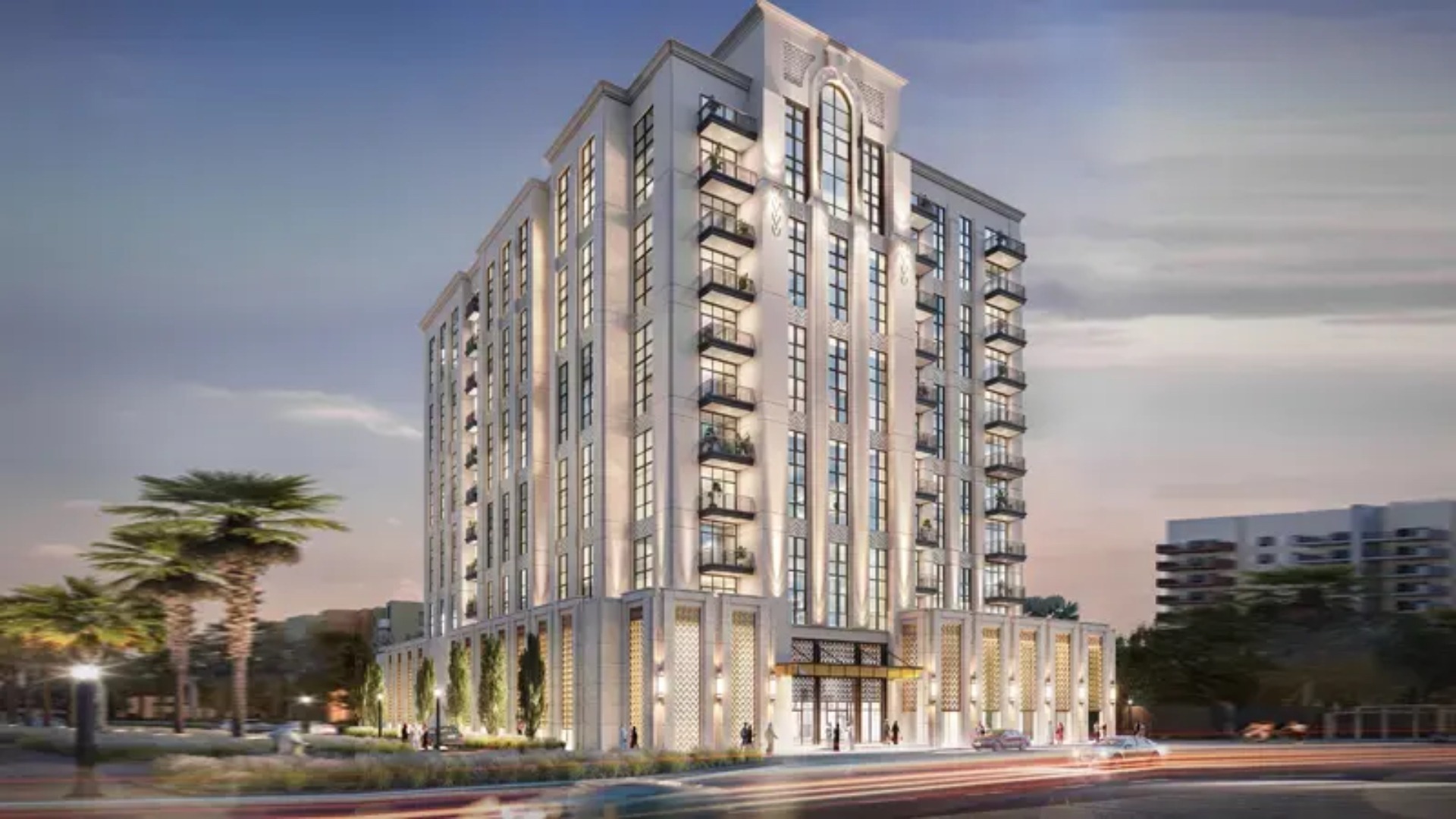 Heritage Large residential apartment building Dubai