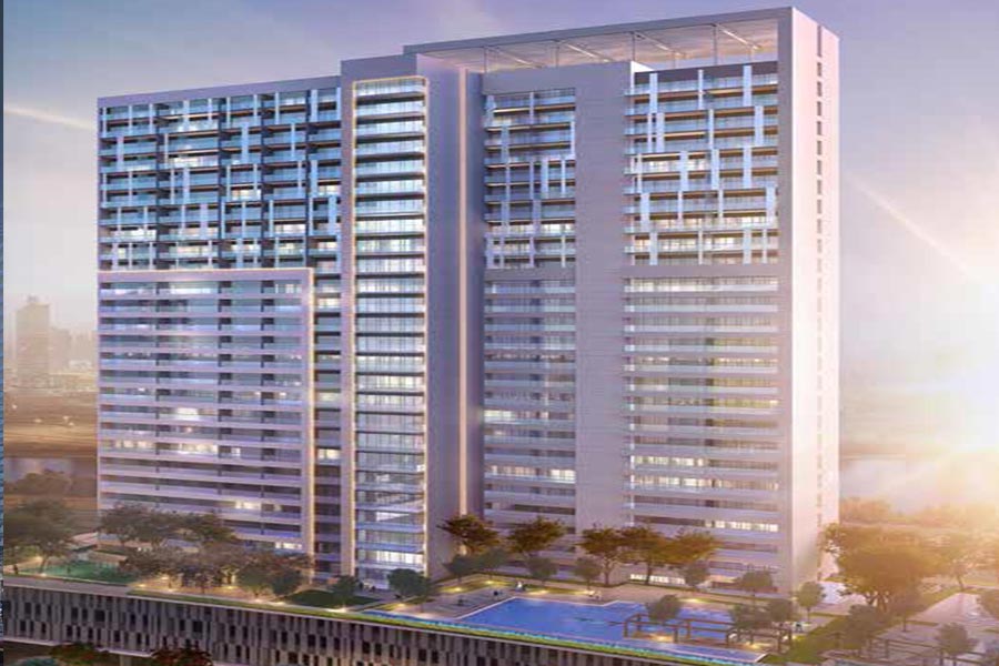 Reva Residences exterior view in Dubai