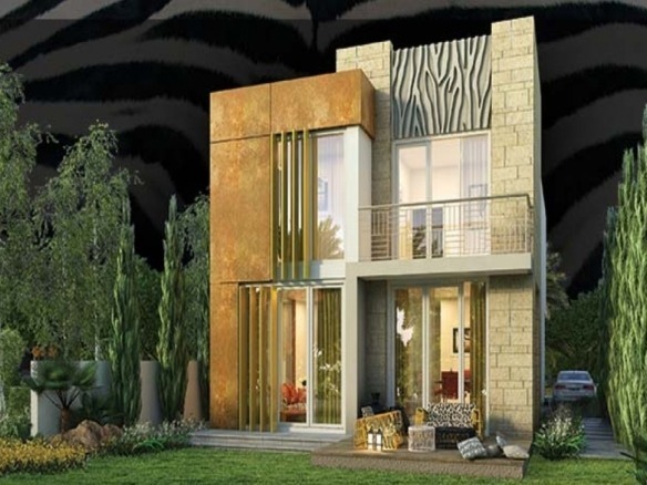 Just Cavalli Villas luxury exterior in Damac Hills 2 Dubai