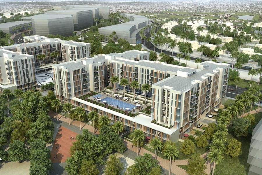 1 Mudon Views apartments overlooking Mudon Central Park Dubai