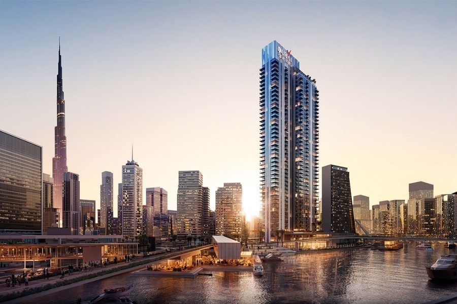 Marasi Riverside waterfront tower in Business Bay Dubai