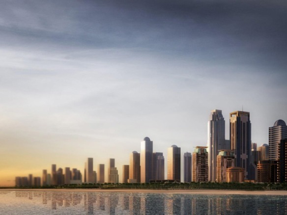One JBR luxury residential tower Jumeirah Beach Residence Dubai